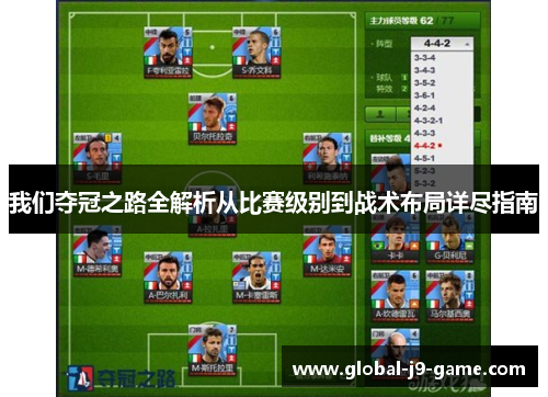我们夺冠之路全解析从比赛级别到战术布局详尽指南 我们夺冠之路全解析从比赛级别到战术布局详尽指南