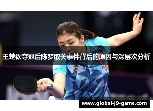 王楚钦夺冠后陈梦取关事件背后的原因与深层次分析